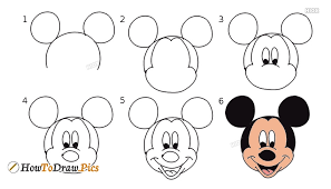 53 Worksheet How To Draw Mickey Mouse Mickey Mouse Drawings Mickey Drawing Mouse Drawing