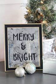 Diy Mercury Glass Christmas Wall Art Diy Pottery Pottery Barn Inspired Christmas Wall Art