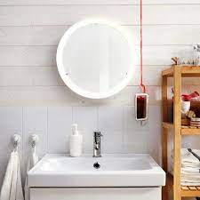 Pin Von Shobee Nair Auf Bathroom Ikea Badezimmer Runde Badezimmerspiegel Badezimmerspiegel