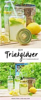 Sommerliche Diy Trinkglaser Mit Insektenschutz Selber Machen Selber Machen Picknick Geburtstag Gartenparty Deko