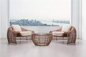 Croissant Sofa From Kenneth Cobonpue Collection Is As Ergonomic As It Is Visually Relaxing Its Gentle S Terrace Furniture Terrace Decor Best Outdoor Furniture