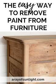 The Easiest Way To Remove Paint From Your Old Wood Furniture Stripping Furniture Stripping Paint Paint Remover