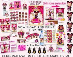Personalized Party Decorations Ready To Print By Ohpartyinvitation Baby Party Invitations Baby Girl Invitations Girls Party Invitations