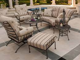 Woodard Terrace Conversation Cushion Patio Wrought Iron Lounge Set Patiofurnitur Iron Patio Furniture Deep Seating Patio Furniture Comfortable Patio Furniture