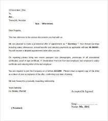 Format Appointment Letter Offer Sample Doc India Simple Best Template Collection Letter Template Word Cover Letter Template Free Resume Cover Letter Template