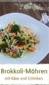 Brokkoli Mohren Gemuse Mit Schinken Und Kase Meinestube Rezept Brokkoli Brokkoli Gemuse Mohren Gemuse