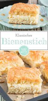 Dass Ein Einfacher Klassischer Bienenstich So Genial Schmecken Kann Hatte Ich Nie Gedacht Denn Bisher Habe Bienenstich Blechkuchen Rezepte Bienenstich Rezept