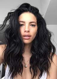 Black men's hair is also known as curly hair or afro textured hair. Shoulder Length Black Wavy Hairstyle For Women Hair Styles Hair Color For Black Hair Curly Hair Styles