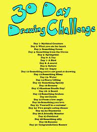 Theme For April A New Drawing Challenge Drawing Challenge 30 Day Drawing Challenge 30 Day Art Challenge