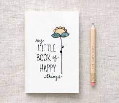 Gratitude Journal Mini Notebook Hand Lettered Journal My Etsy Mini Journal Hand Lettering Sketch Book
