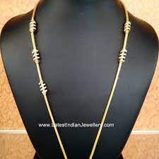 Thali Chains With Spiral Mogappu Gold Bangles Design Gold Chain Jewelry Antique Bridal Jewelry