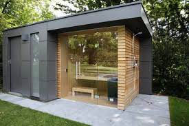 Gartensauna Homify In 2020 Gartensauna Pool Haus Poolhaus