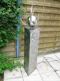 Deco Art Kulbs Edelrost U Edelstahl Deko Gartendeko Edelrost Gartendeko Rost Edelstahl Gartenkunst Von Deco Art Ku Wasserkunst Stahl Kunst Garten Deko