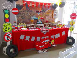 Cars Disney Movie Birthday Party Ideas Photo 4 Of 26 Cars Birthday Party Disney Cars Theme Birthday Party Car Birthday Theme