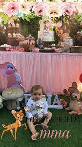 Pin By Yanelylove On Bambi Theme 1st Birthday 1st Birthday Girl Decorations 1st Birthday Party Themes First Birthday Party Themes