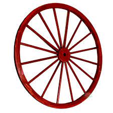42 In X 1 4 In Decorative Antique Red Wagon Garden Wheel Antique Wagon Antique Wagon Wheels Wagon Wheel Decor
