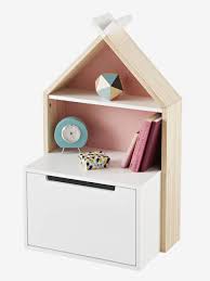 En effet, ce petit meuble accueille parfois bien des objets. Chevet Enfant Fond Reversible Bleu Ou Rose Ligne Tipili Blanc Vertbaudet
