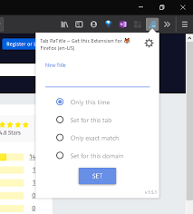Firefoxタブのタイトルを好きな名前に変更する方法