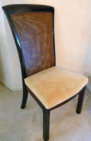 Contemporary Bernhardt Hibriten Dining Chair With Woven Back And Ultrasuede Seat Dining Room Set Dining Chairs Bernhardt