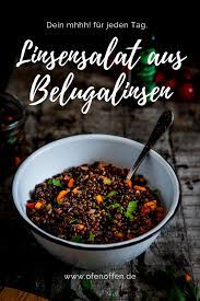 Leichter Linsensalat Aus Belugalinsen Linsensalat Beluga Linsen Rezept Rezepte Mit Linsen