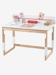 Hohenverstellbarer Schreibtisch 1 2 3 Weiss Natur 6 Kinder Schreibtisch Kinderschreibtisch Diy Mobel Einfach