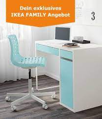 Angebote Aktionen Micke Schreibtisch Hellturkis Schreibtischideen