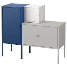 Lixhult Schrank Metall Grau Ikea Deutschland In 2020 Ikea Ps Schrank Speicherideen Metallschranke