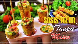 Telur gulung bisa dijadikan sebagai menu sarapan yang sehat dan enak untuk keluarga tercinta di rumah. 3 Cara Membuat Sosis Telur Tanpa Mesin Sostel Youtube