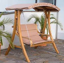 Amazon De Design Hollywoodschaukel Gartenschaukel Hollywoodliege Doppelliege Aus Holz Larche Mit Dach Modell Belize Gartenschaukel Hollywoodschaukel Schaukel