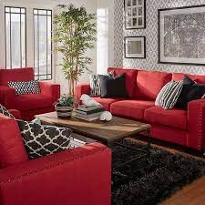 20 Top Moderne Rote Sofa Design Ideen Fur Das Wohnzimmer Red Couch Decor Red Sofa Living Room Red Couch Living Room