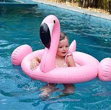 Kiddie Pool Float Flamingo Inflatable Baby Toddler Floater Swimming Pools Lounge Tr Pool Toys For Kids Baby Pool Floats Baby Swimming