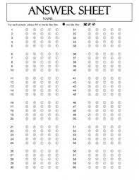 120 Question Answer Sheet For Remark Office Omr Business Card Template Word This Or That Questions Downloadable Resume Template