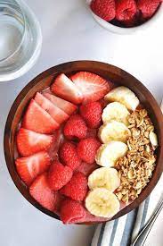 Banana Berry Acai Bowl Rezept Fruhstucksschalen Gesundes Essen Und Coole Rezepte