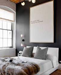 Bold Black Accent Wall Ideas Black Walls Bedroom Bedroom Interior Home Decor Bedroom