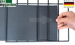 Amazon De Sichtschutz Windschutz Hart Pvc Streifen Zaun Blende Zum Einflechten Sichtschutzstreifen Hellgrau Doppelstabmatten Windschutz Doppelstabmatten Zaun