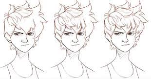 Tumblr Inline Nl7xlet4ac1rz6n4v Png 500 263 Boy Hair Drawing Guy Drawing Cartoon Hair