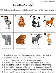 Learn how to describe pets and wild animals using verbs in simple present tense. Animals Description Welcome To Children World Of English