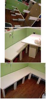 Ikea Hacks Ikea White Lack Side Table S Turned Into Kitchen Benchs Ikea Hacks Ikea Beistelltisch Eckbank Selber Bauen