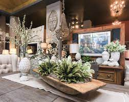 Dough Bowl Dining Table Display Dekoracje Stolowe Kompozycje Kwiatowe Domek