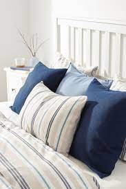 Smalstakra Kissenbezug Beige Blau Gestreift 40x65 Cm Ikea Deutschland Kissenbezug Kissen Grosse Kissen