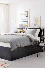 Brimnes Bettgestell Kopfteil Und Schublade Weiss Ikea Deutschland Verstellbare Betten Bettgestell Bett Lagerung