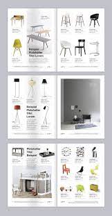 Brochure Catalog Minimalist Style Layout For Furniture Store 99designs Desain Desain Katalog Interior