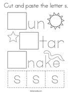 Practice writing both the lowercase and uppercase letters in cursive. Letter S Coloring Pages Twisty Noodle