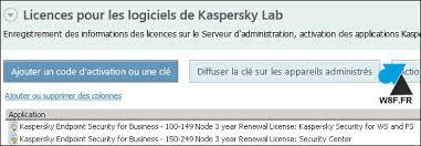 Kaspersky Security Center Ajouter Une Nouvelle Licence Windowsfacile Fr