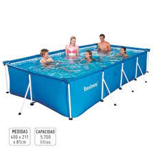 Piscina Estructural 400 X 211 X 81 Cm Piscinas Estructurales Inflables Para Piscina Piscina Rectangular