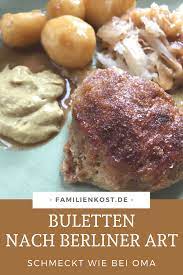 Echte Berliner Buletten Mit Senf Rezept In 2020 Rezepte Lebensmittel Essen Buletten