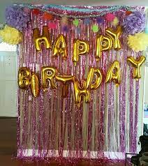 Fringe Happy Birthday Theme Wall Decorating Happy Birthday Theme Girls Birthday Party Birthday Theme