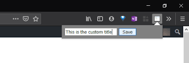 Firefoxタブのタイトルを好きな名前に変更する方法