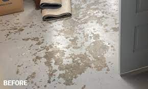 Use a paintbrush to trim around windows, the floor, ceiling, and corners, and then roll the rest just like you would paint a normal room. Concrete Cleaning Polishing Refinishing Cleveland Oh