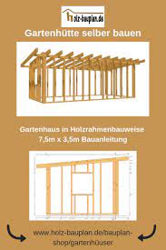 Bauplan 7 5m X 3 5m Ob Als Gerateschuppen Gartenhaus Oder Werkstatt Professionelle Bauanleitung Gart Gartenhaus Selber Bauen Gartenhaus Bauen Gartenhaus
